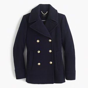 Jcrew Majesty Wool Peacoat Navy 4